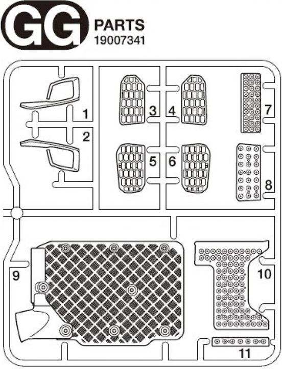 Immagine prodotto Tamiya Pezzi di ricambio GG Scania S770 56368