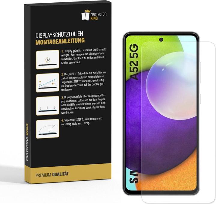 Produktbild Protectorking 4x 9H Panzerglas flexibel HD Klar (4 Stück, Samsung Galaxy A52)
