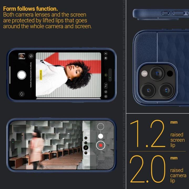 Actual product image Caseology Parallax Mag Magsafe Iphone 15 Pro Midnight Blue (Apple iPhone 15 Pro)