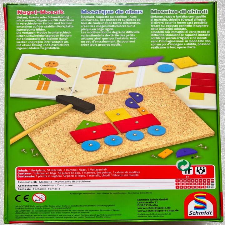 Actual product image Schmidt Spiele Nail Mosaic (German)