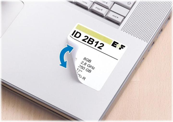 Actual product image HERMA A4 removable labels