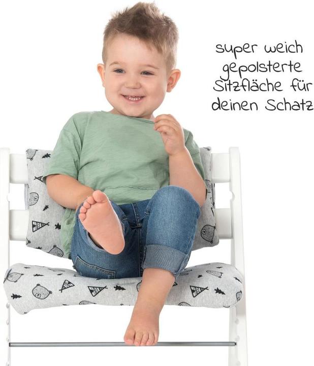 Produktbild Hauck Hochstühle Hochstuhl Alpha Plus White - im Sparset inkl. (Hochstuhl)