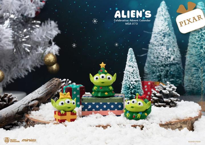 Actual product image Beast Kingdom Toy Story Mini Egg Attack Advent Calendar Alien's celebration