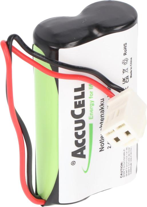 Immagine prodotto XCell Batteria per luci di emergenza NiMH 2,4V 1500mAh F1x2 Mignon con cavo da 100mm sostituisce ABB (1 pz., 1500 mAh, Accumulatore di carica elettrica)