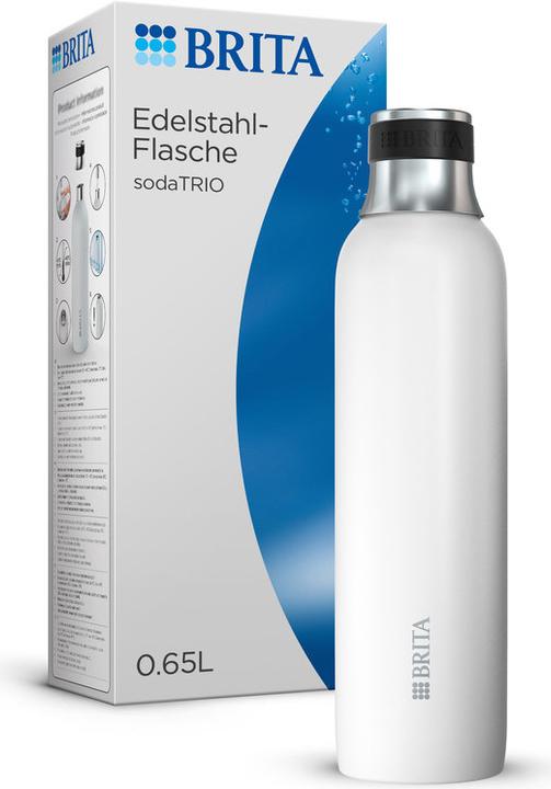 Produktbild Brita sodaTRIO Edelstahlflasche