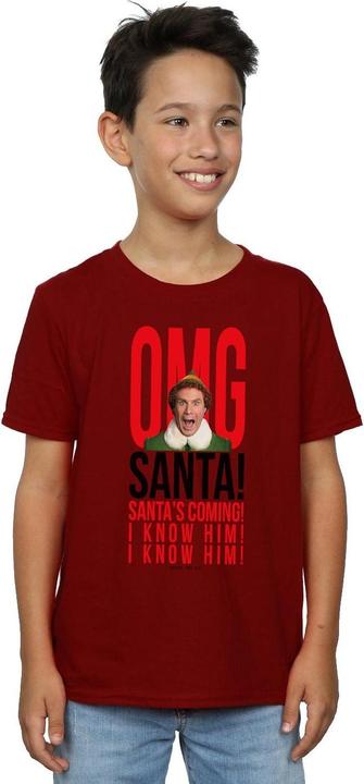 Produktbild Elf OMG Santa I Know Him TShirt Jungen (140, 146)