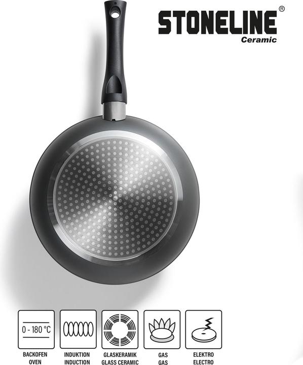 Produktbild Stoneline CERAMIC Kochgeschirr-Set 16-tlg. (28 cm, Kochtopf, Keramik)