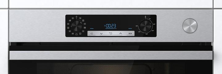 Produktbild Hisense BSA66226AX Backofen 77 L 3500 W A Schwarz, Grau, Edelstahl
