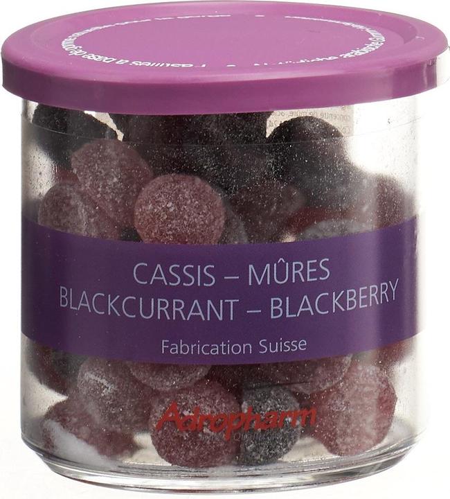 Adropharm Cassis-Brombeer reizlindernde Pastillen Pastillen (1 Stück)