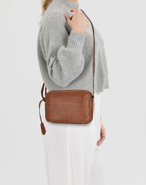 Immagine prodotto Burkely Borsa a tracolla Norah naturale in pelle 22 cm