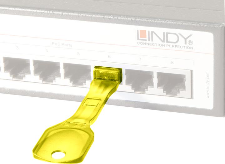 Image du produit Lindy RJ45 Bloqueurs de port x 10 Jaune