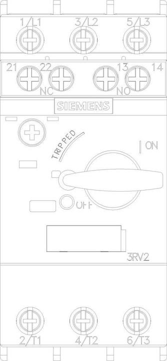 Image du produit Siemens Disjoncteur moteur 0.7-1A 3RV2011-0JA1