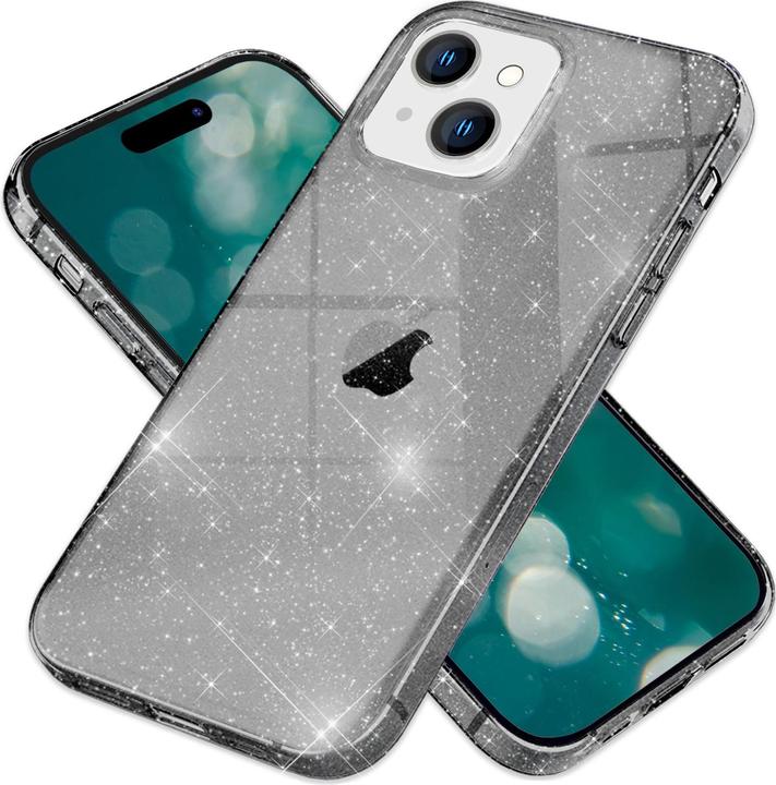 Produktbild Nalia Klare Glitzer Silikon Hülle (Apple iPhone 15)