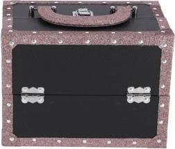 Actual product image Treffina Casuelee make-up case black pink