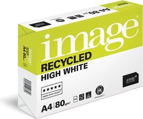 Produktbild Antalis Image Recycled High White Blue Angel 80g, hochweiss 2'500 Blatt Box 5x500 Bl./Bg. (80 g/m², 2500 x, A4)
