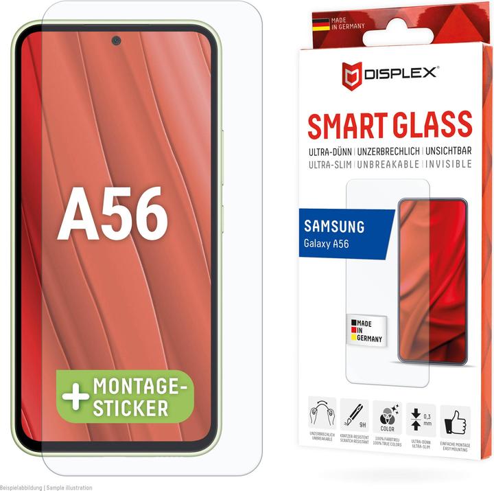 Immagine prodotto Displex Smart Glass, Displayschutzfolie (1 Pezzo/i, Samsung Galaxy A56)