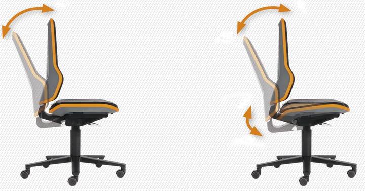 Produktbild Bimos Arbeitsstuhl Neon 2, mit Rollen, ESD, Permanentkontakt, grün
