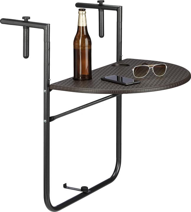 Image du produit Relaxdays Table suspendue pour balcon (60 cm)