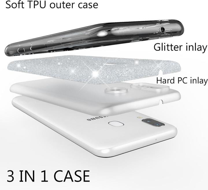 Produktbild Nalia Glitzer Hülle (Samsung Galaxy A40)