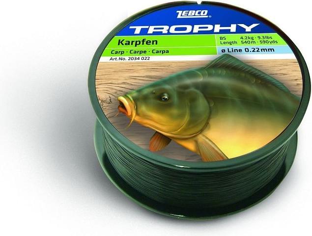 Zebco Trophy Karpfen schwarz (9.20 kg, 0.35 mm)