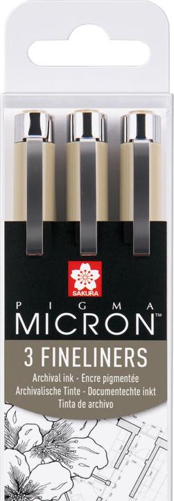 Image du produit Sakura Pigma Micron (Noir, 3 x)