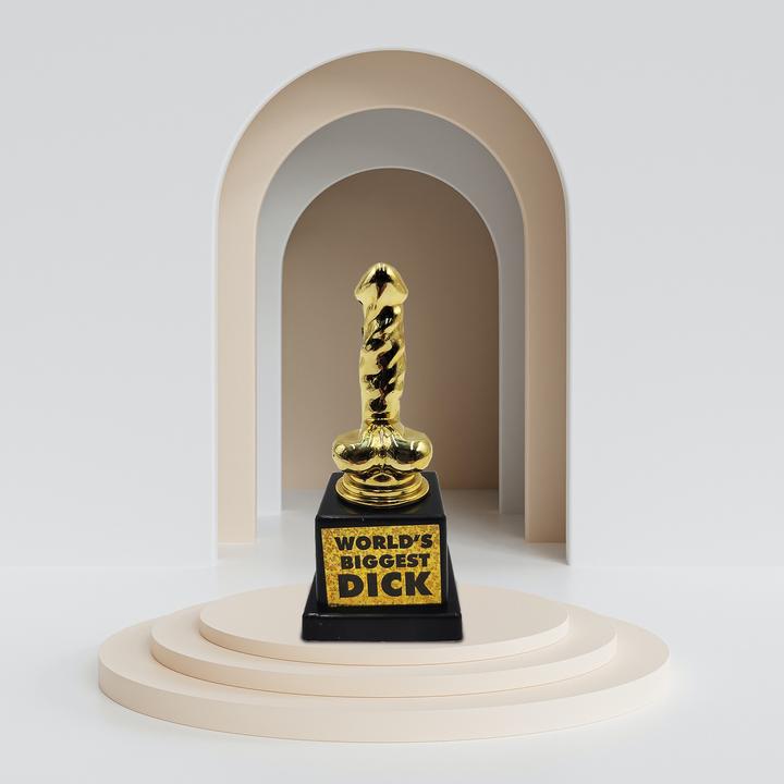 Actual product image Thumbs Up Mad Monkey - TROPHY "World's Biggest Dick"
