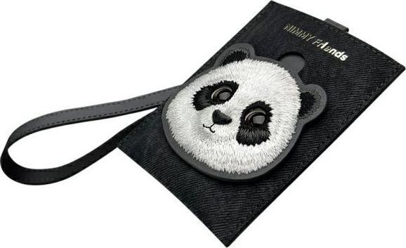Produktbild Pupa Milano Nimmy 3in1 Set phone bag + wallet + locator case black Big Eyed Pet 2.0 Panda