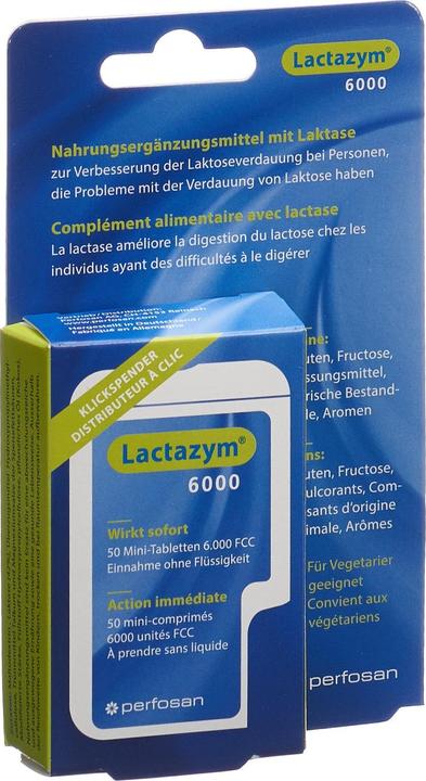 Actual product image Lactazym 6000 Mini (50 Piece, Pills, 30 g)