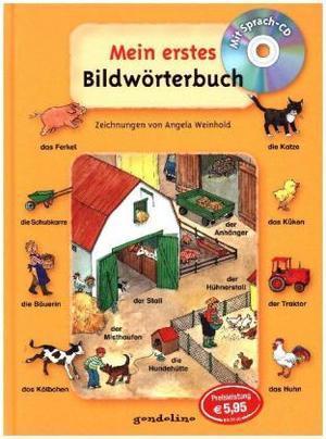 Immagine prodotto Il mio primo dizionario illustrato con CD di lingue (Tedesco, Angela Weinhold, gondolino parole illustrate e quaderni, 2016)