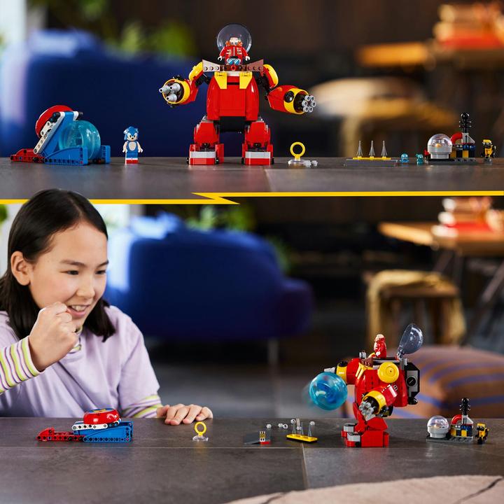 Produktbild LEGO Sonic vs. Dr. Eggmans Death Egg Robot (76993, LEGO Sonic)