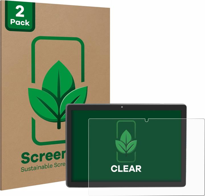 Actual product image ScreenLeaf Protective film sustainable screen protector screen protector film clear transparent (2 Piece, Tab-912 4G)