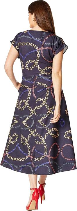 Immagine prodotto Principles Vestito Midi Stampa a Catena Con Cintura Donna (38 D)