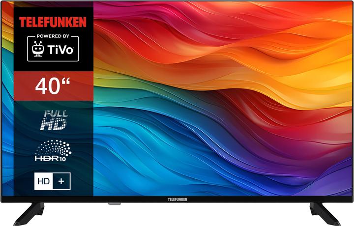 Actual product image Telefunken D40F751X7CW 40-inch Smart TV (Full HD, HDR, triple tuner, 6 months HD+ included) (40", LED, Full HD, 2024)
