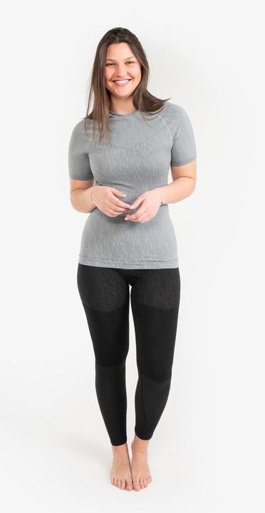 Produktbild Kipsta Funktionsshirt Fussball kurzarm Keepdry 500 Wärmekomfort Damen/Herren grau (L)