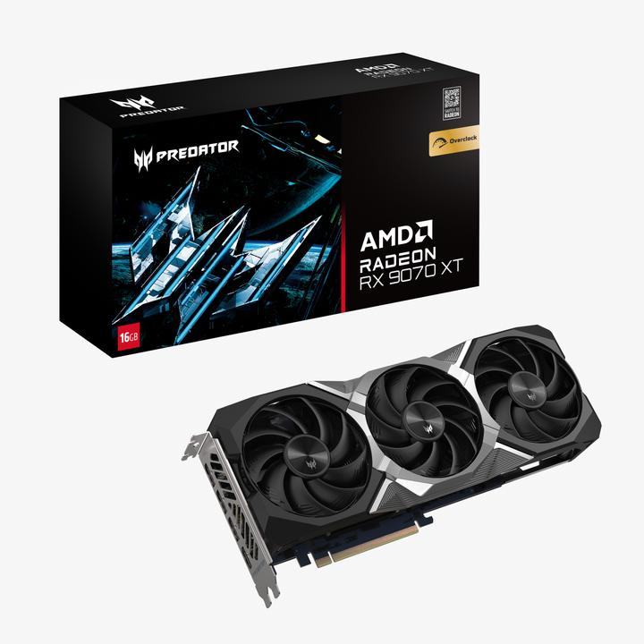 Productafbeelding Acer Predator BiFrost Radeon RX 9070 XT OC (16 GB)