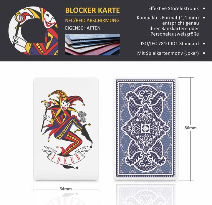 Image du produit Aplic Carte de blocage RFID Lot de 2