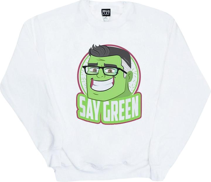 Avengers Endgame Hulk Say Green Sweatshirt