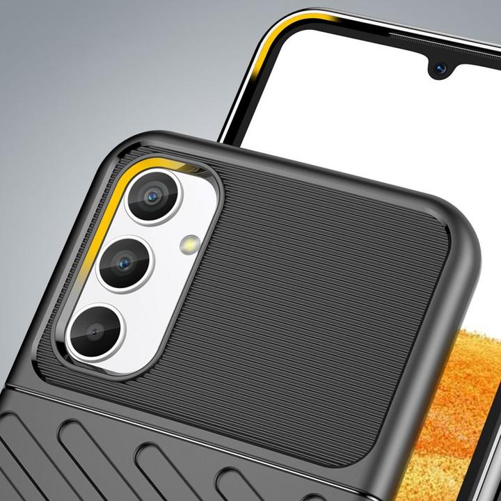 Actual product image Hurtel Thunder Case case for Samsung Galaxy A34 5G silicone armor case black (Samsung Galaxy A34 5G)