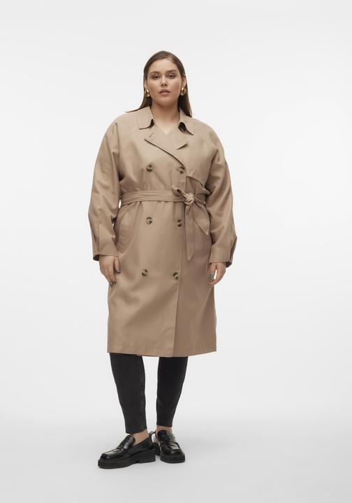 Actual product image Vero Moda Fly-Away Collar Curve Coat Trench Coat (48)