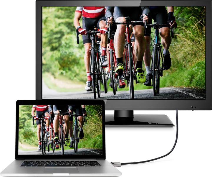 Produktbild SpeaKa Professional 8K Displayport auf Displayport Kabel im Aluminiumgehäuse 3 m (3 m, DisplayPort)