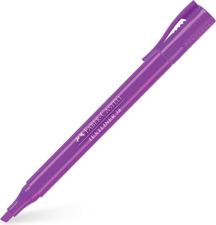 Immagine prodotto Faber-Castell Evidenziatore 38 Forma della penna (Viola, 5 mm, 1 x)