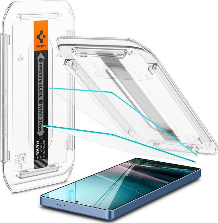 Actual product image Spigen Samsung Galaxy S25 Ultra Glas.tR EZ Fit HD Screen Protector, 2-pack (2 Piece, Samsung Galaxy S25 Ultra)