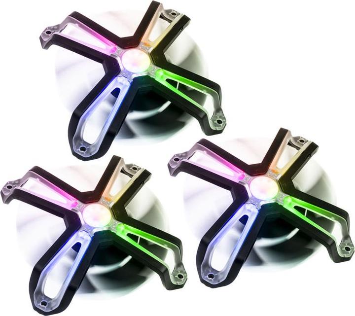 Actual product image Zalman 120mm ZM-SF120A3 ARGB Triple Pack incl. Controller (120 mm, 3 x)