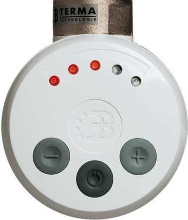 Actual product image Terma MERT - Thermostat controller MEG for towel radiator, including heating cartridge 400W, white