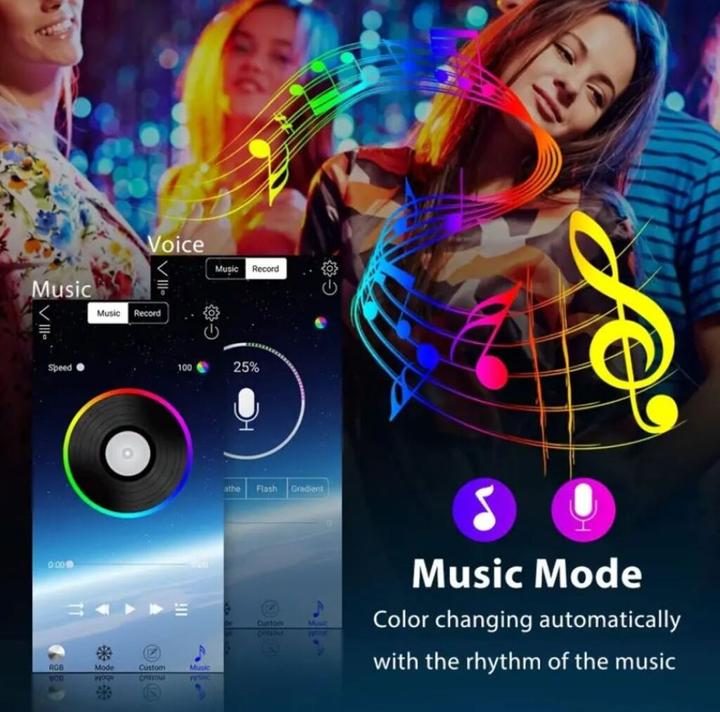 Actual product image Champ 15 metre LED strip light incl. app control (RGB, 1500 cm, Indoor)