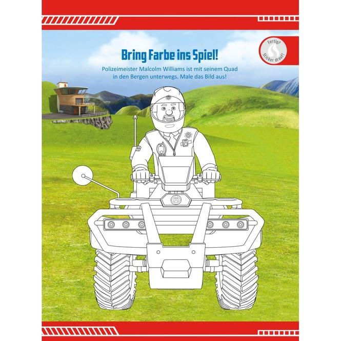 Actual product image Panini Fireman Sam: 1001 stickers: stickers - puzzles - colouring in
