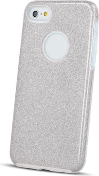 Produktbild OEM Glitter 3in1 Hülle für Xiaomi Redmi Note 8T silber (Xiaomi Redmi Note 8T)