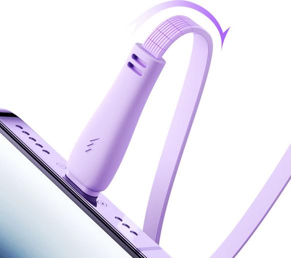 Produktbild Joyroom S-A40 Colourful Series 3in1 ausziehbares Kabel USB-A auf USB-C / Lightning / microUSB 1 m – (1 m)