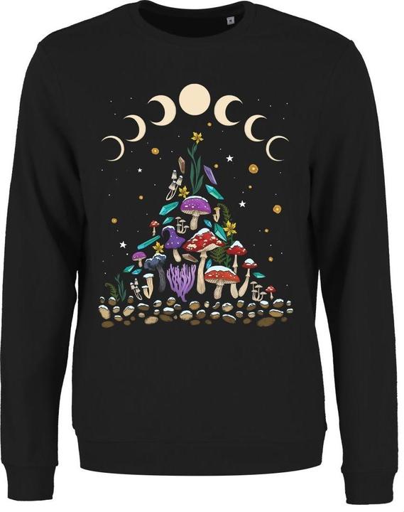 Grindstore Mystical Roots Solstice Sweatshirt weihnachtliches Design