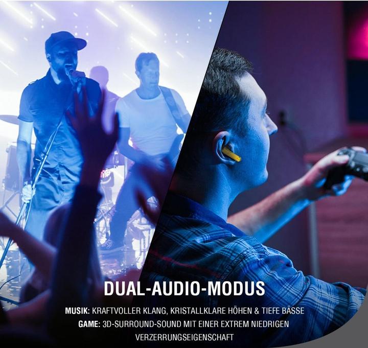 Productafbeelding 4smarts TWS Bluetooth koptelefoon GameBuds (Geen ruisonderdrukking, 24 h, Bedraad)